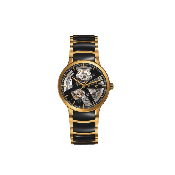 Centrix Golden Black Chronograph Men's Watch