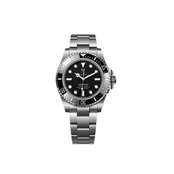 Oyster Perpetual Datejust Submariner Black & Silver Men's Watch