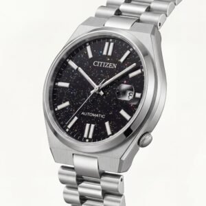 Stellar Night Galaxy Silver Watch